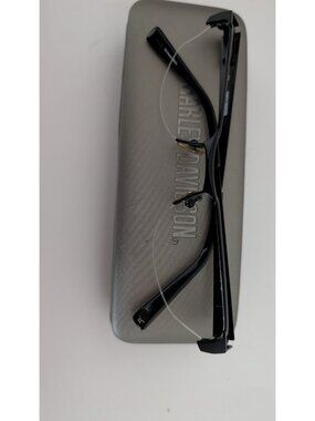Rare Harley Davidson Disc. Semi Rimless Eyeglass Frame w/Case HD396 54-19-140
